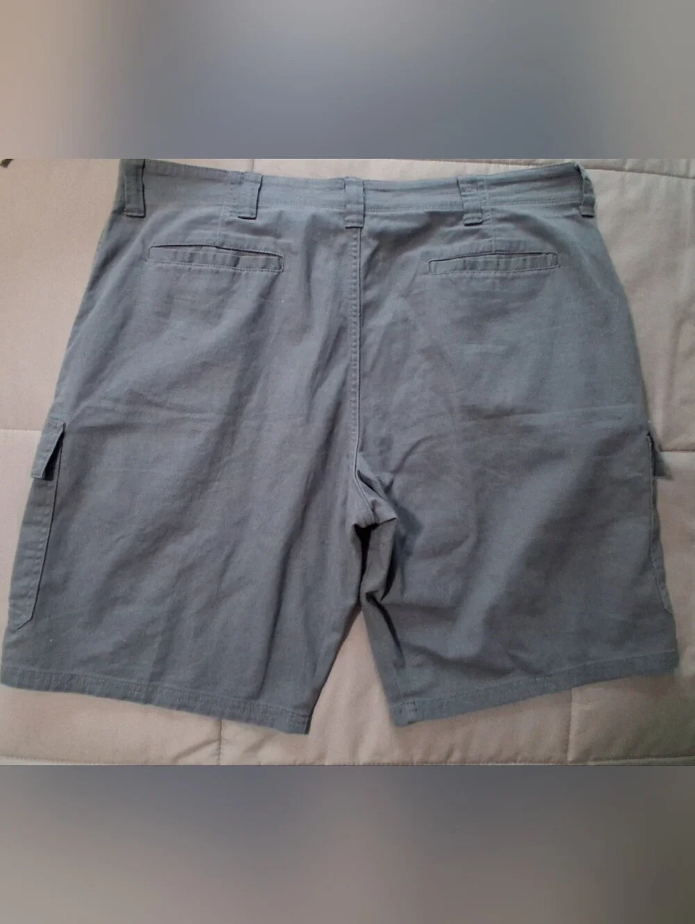 NWOT Mens Blue Wrangler Cargo Shorts Sz 38